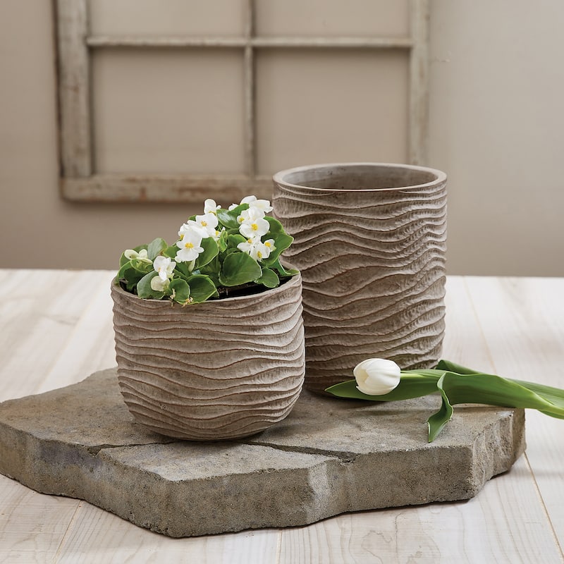 Split P Dune Vase Tall - 6.75 x 8.25 x 6.75