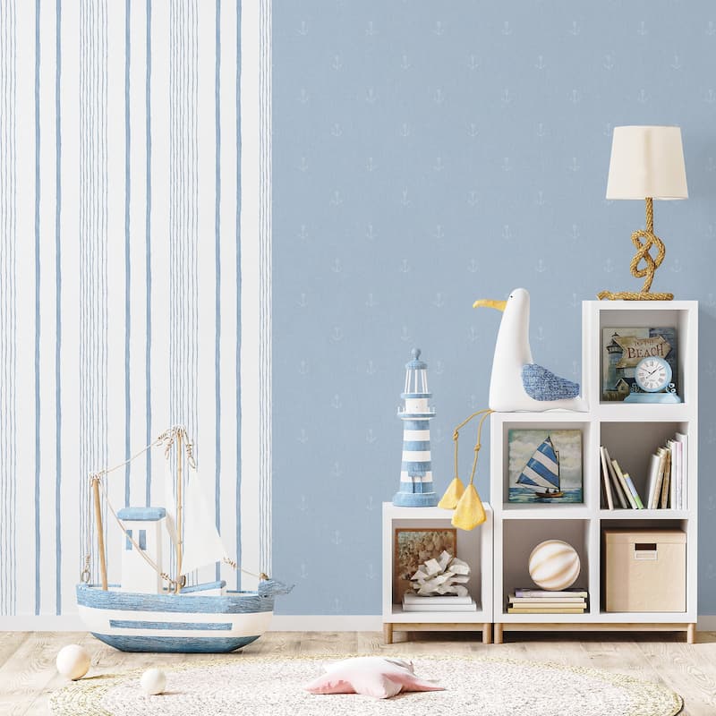 Veer Decor Anchors Away Wallpaper