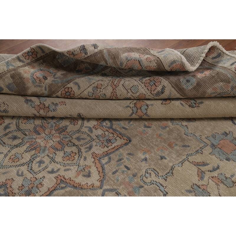 Tabriz Persian Area Rug Oriental Hand-Knotted Wool Carpet - 8'3"x 10'8"
