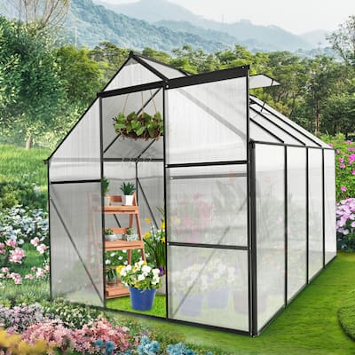 Sealy 6x8FT Polycarbonate Greenhouse Raised Base