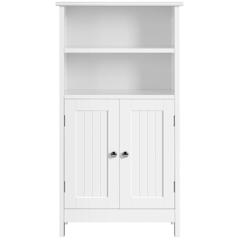 Yaheetech 5-Tier Wooden Bathroom Floor Cabinet with Adjustable Shelf