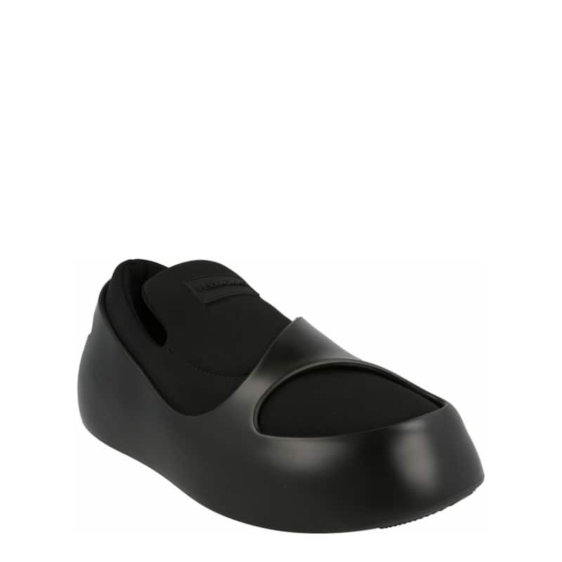 Ferragamo Lunar Paneled Slip-On Sneakers