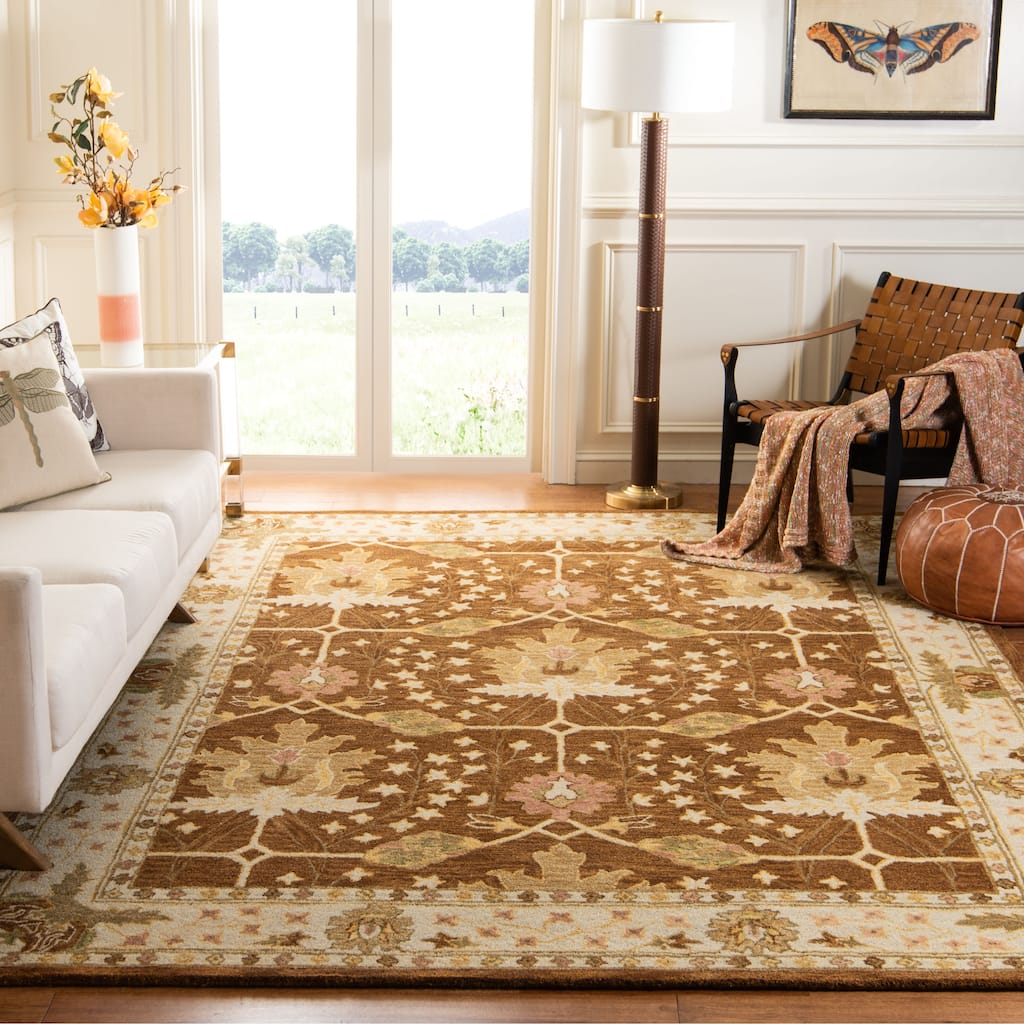 SAFAVIEH, Handmade Antiquity Shukrije Traditional Oriental Wool Rug