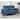 Steve Silver Top Grain Leather Ocean Blue Power Reclining Console Loveseat