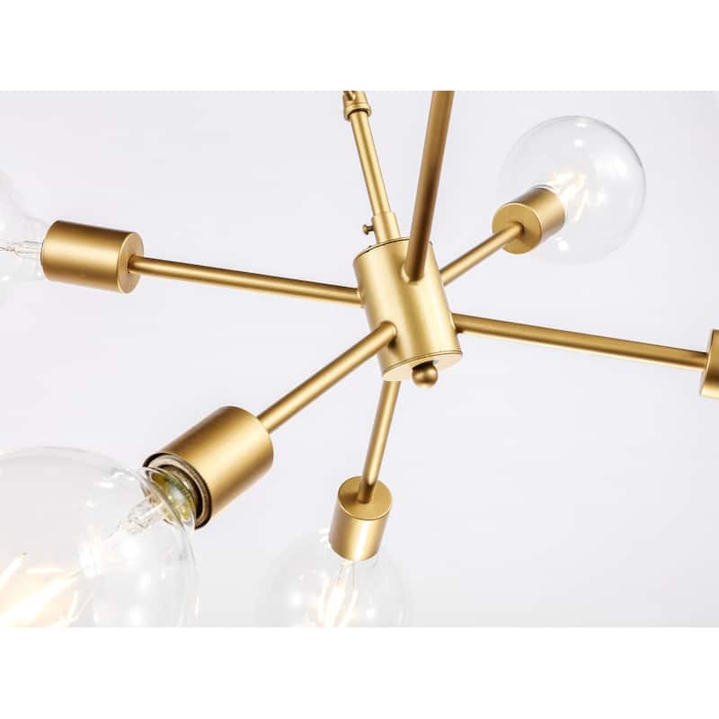 Maya 16-Inch Clear 6-Light Pendant