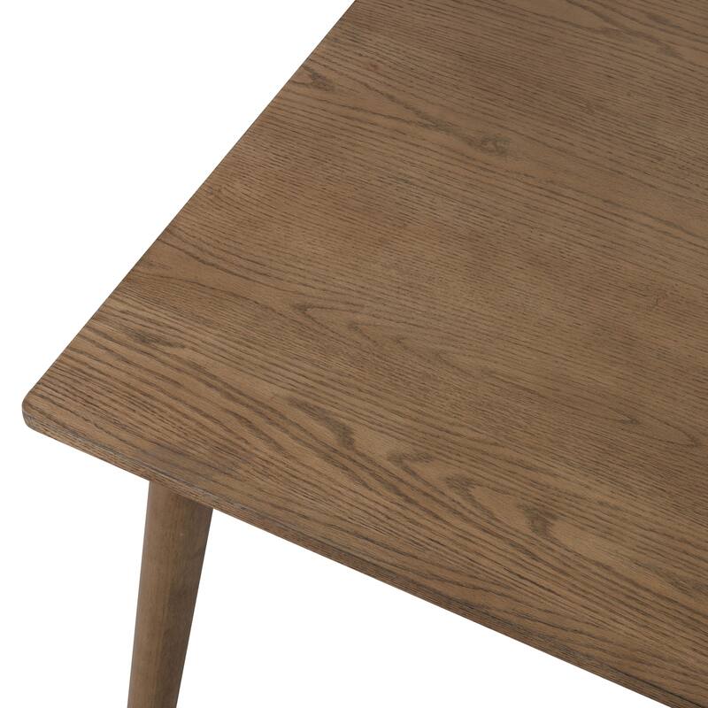 Furniture of America Zailen Mid-Century Modern 5-Piece Solid Wood Dining Set