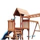 Thumbnail 7, ALEKO Outdoor Playset with Canopy, Slide, Swing, Monkey Bar, Climbing Wall - Multicolor. Changes active main hero.