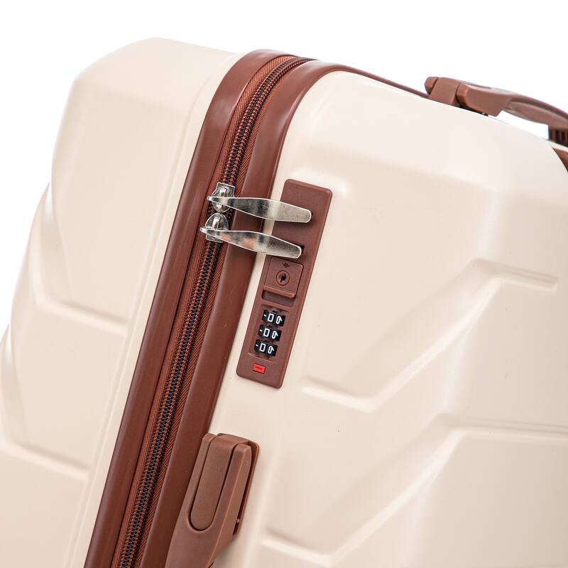 Fashion Luggage Lightweight Luggage, 3-Piece Set with Combination Lock and Universal Wheels, for Boarding and Travel