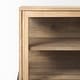 preview thumbnail 5 of 47, Arelius Light Brown w/ Black Metal Base 4 Door Glass Cabinet Sideboard - 70.0L x 18.0W x 32.0H