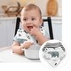 preview thumbnail 5 of 4, Bear Mountain Collection 7-piece Newborn Baby Layette Set - Slate Blue and Black Watercolor Woodland Forest Animal