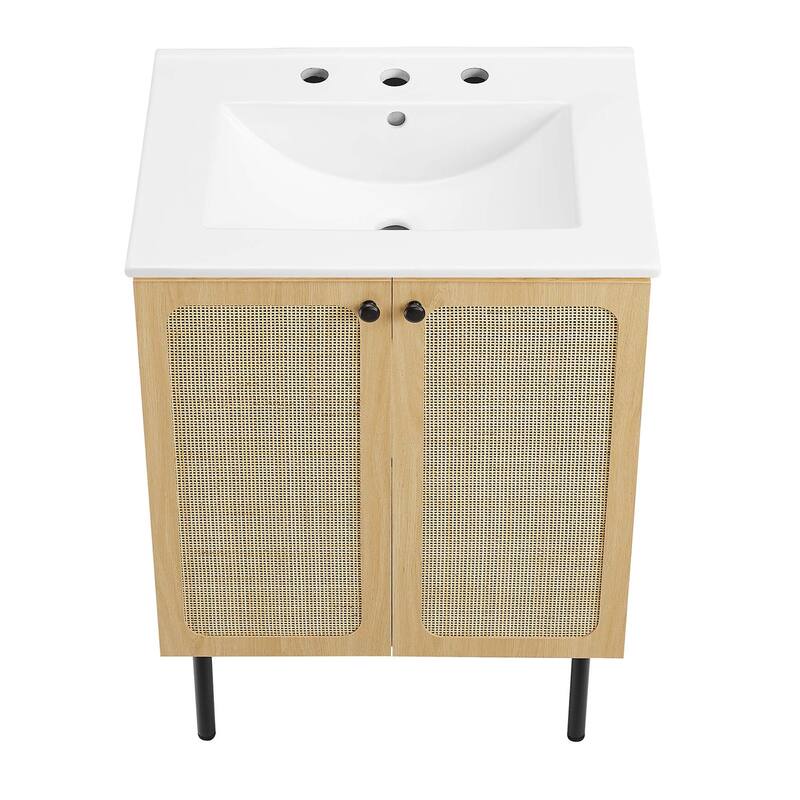 Chaucer 18"/24"/30"/36"/48"Single Basin/48" White Basin Bathroom Vanity