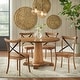 preview thumbnail 5 of 13, Simple Living Constance Solid Wood X-Back Dining Chairs (Set of 2)