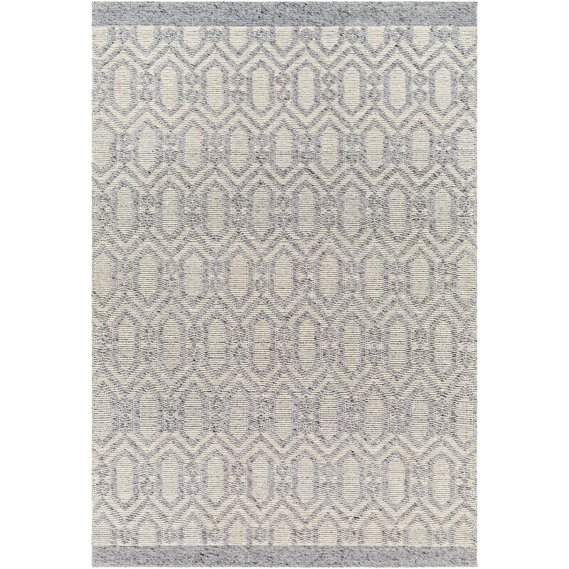 Nabin Handmade Geometric Wool & Recycled PET Area Rug