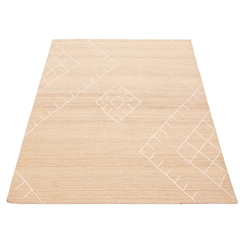 Marrakech Ivory Kilim 5'3" x 7'10" - 5'3 x 7'10