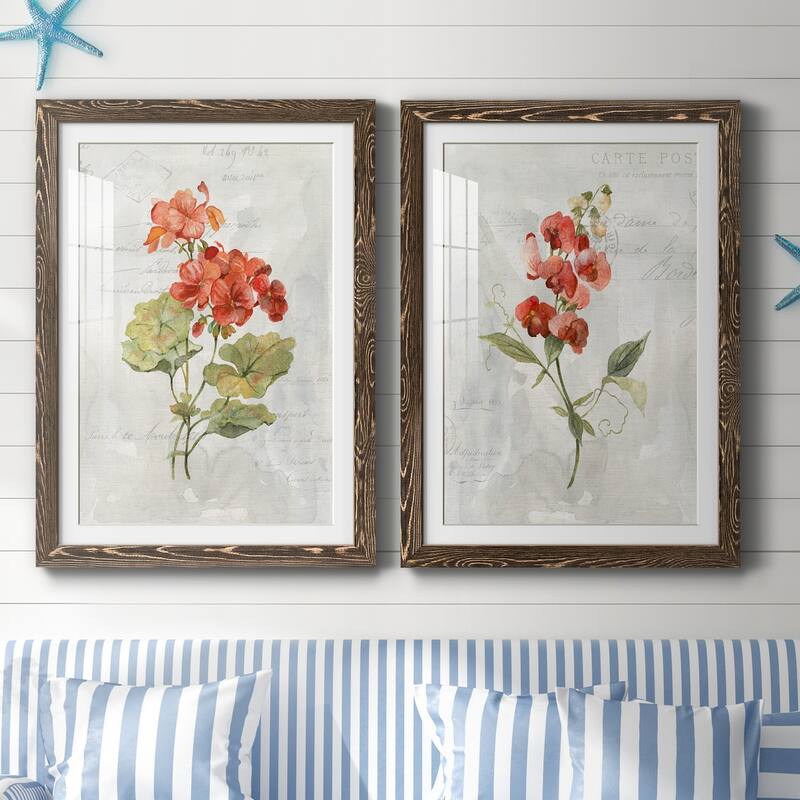 Linen Geranium-Premium Framed Print - Ready to Hang