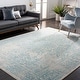 preview thumbnail 68 of 224, SAFAVIEH Evoke Quinn Vintage Distressed Rug 10' x 14' - Ivory/Aqua - Rectangle
