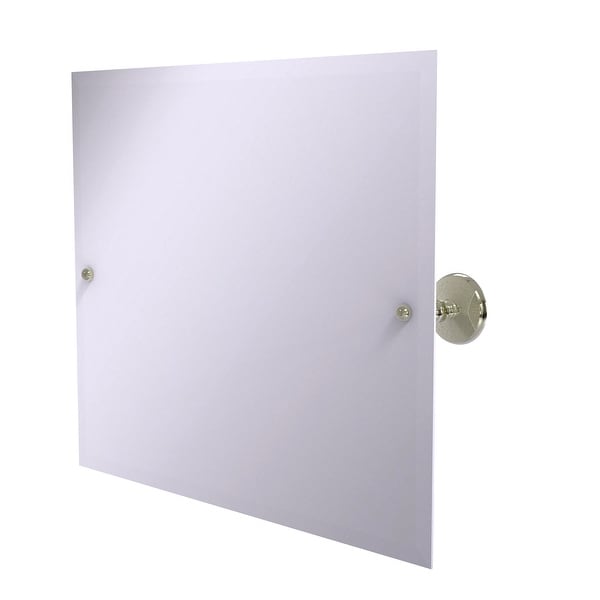 Allied Brass Frameless Landscape Rectangular Tilt Mirror with Beveled Edge