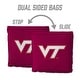 preview thumbnail 4 of 3, Virginia Tech Hokies NCAA Dual Sided Pro Stop & Slide Cornhole Bags