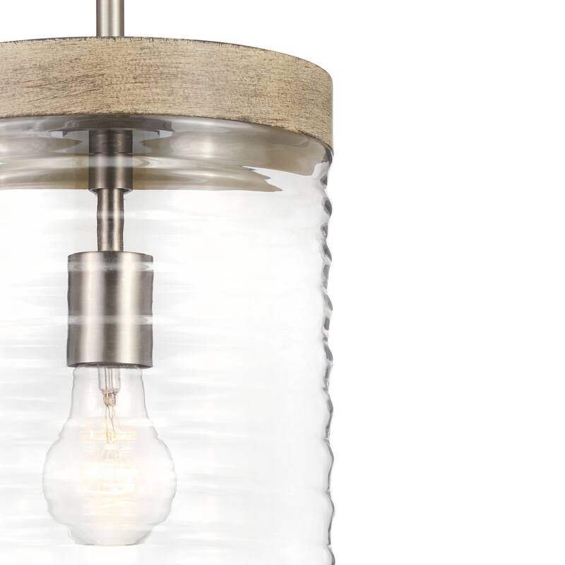 Kichler Lighting Maritime 1-Light Brushed Nickel Pendant Light