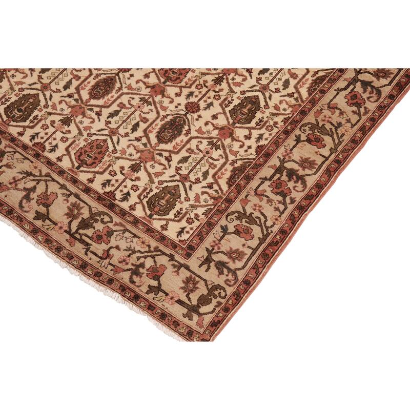 Vintage Herati Bidjar Hand Knotted Wool Rug