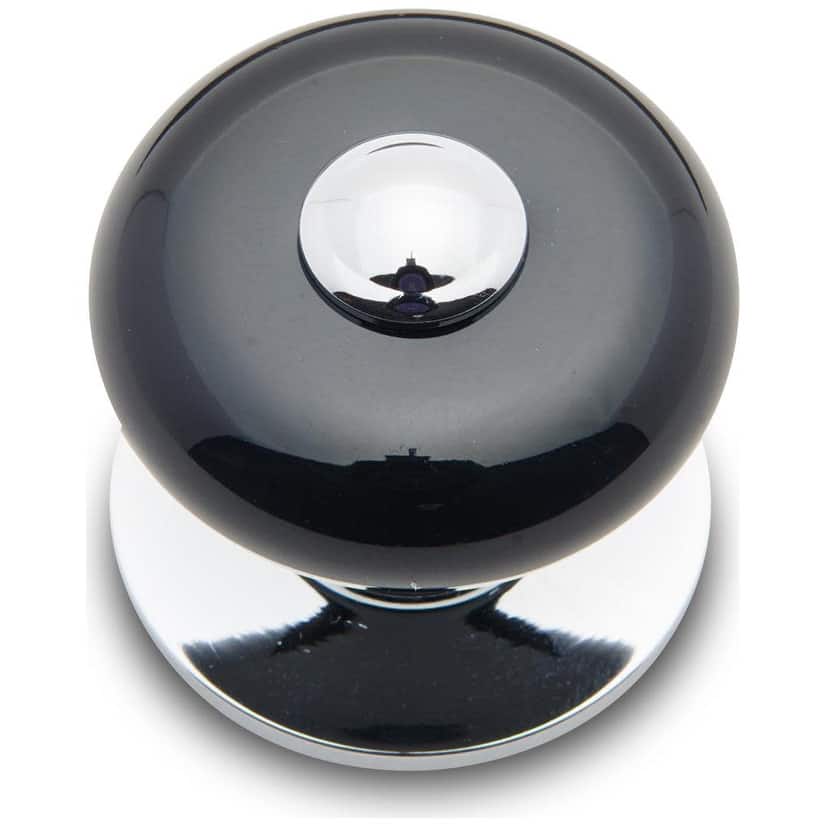 RK International CK-31-FLAT-BTN-LG Porcelain 1-1/4" Round Classic Flat