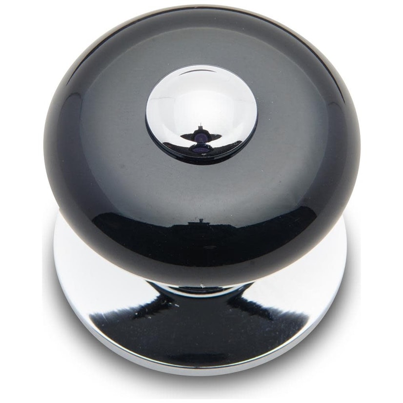 RK International CK-31-FLAT-BTN-LG Porcelain 1-1/4" Round Classic Flat