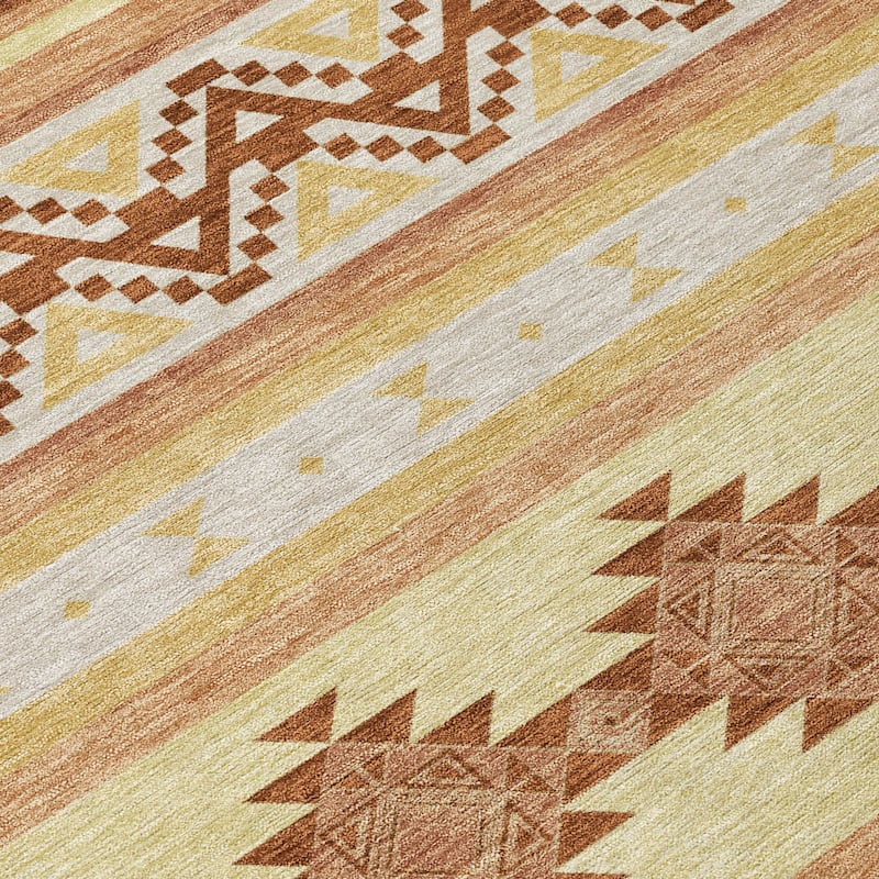 Machine Washable Indoor/ Outdoor Global Heston Chantille Rug