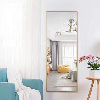 Aluminum Alloy Framed Full Length Floor Mirror