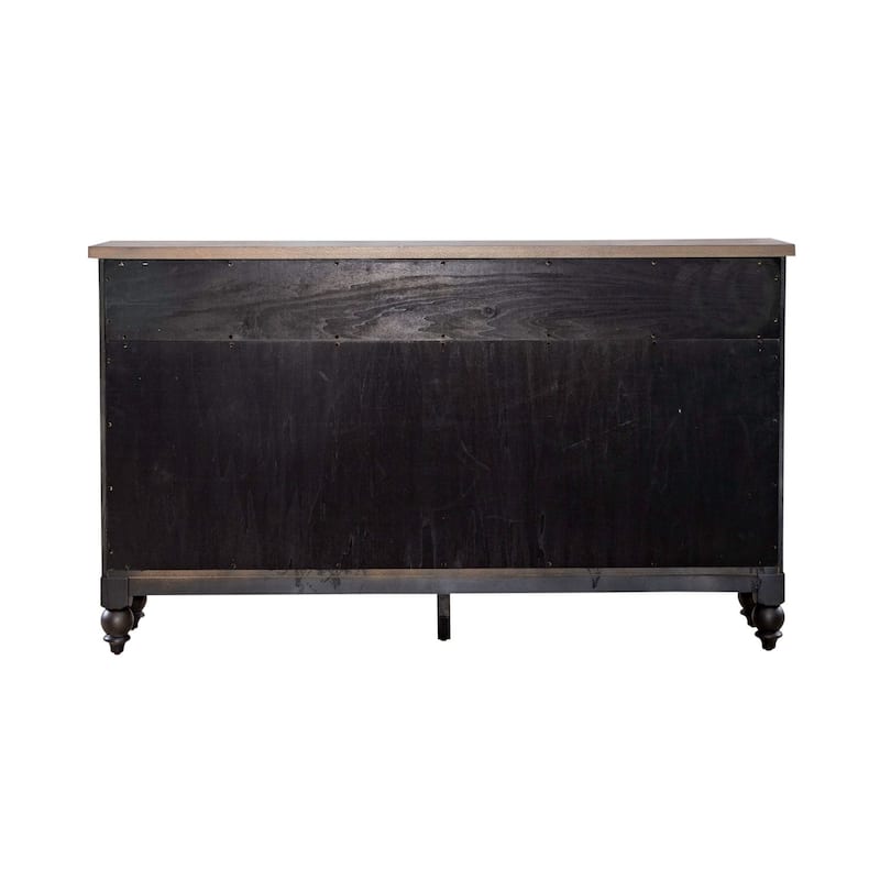 Americana Farmhouse Black Hall Buffet