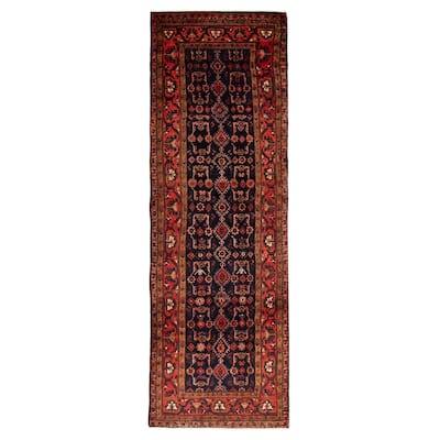 Andelz Red Rug 3'7" x 6'7" - 3'5 x 12'6