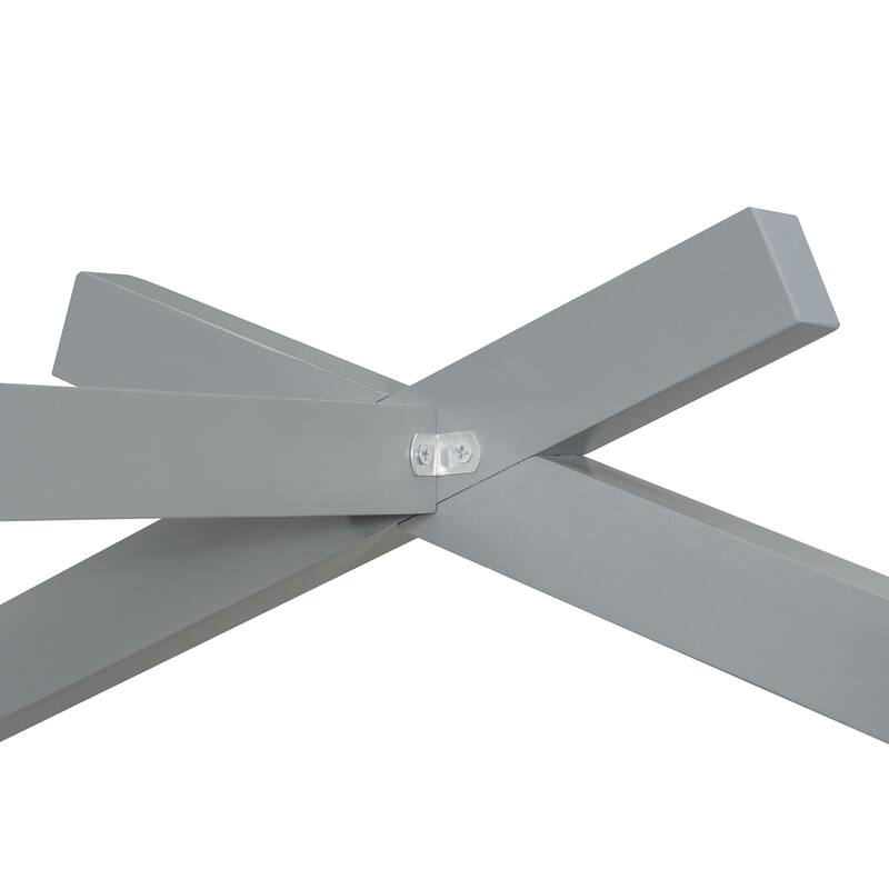 Twin/Full Size Wooden House Bed with Roof and 2 Drawers, Kids Platform Bed with Storage, Solid Pine Frame