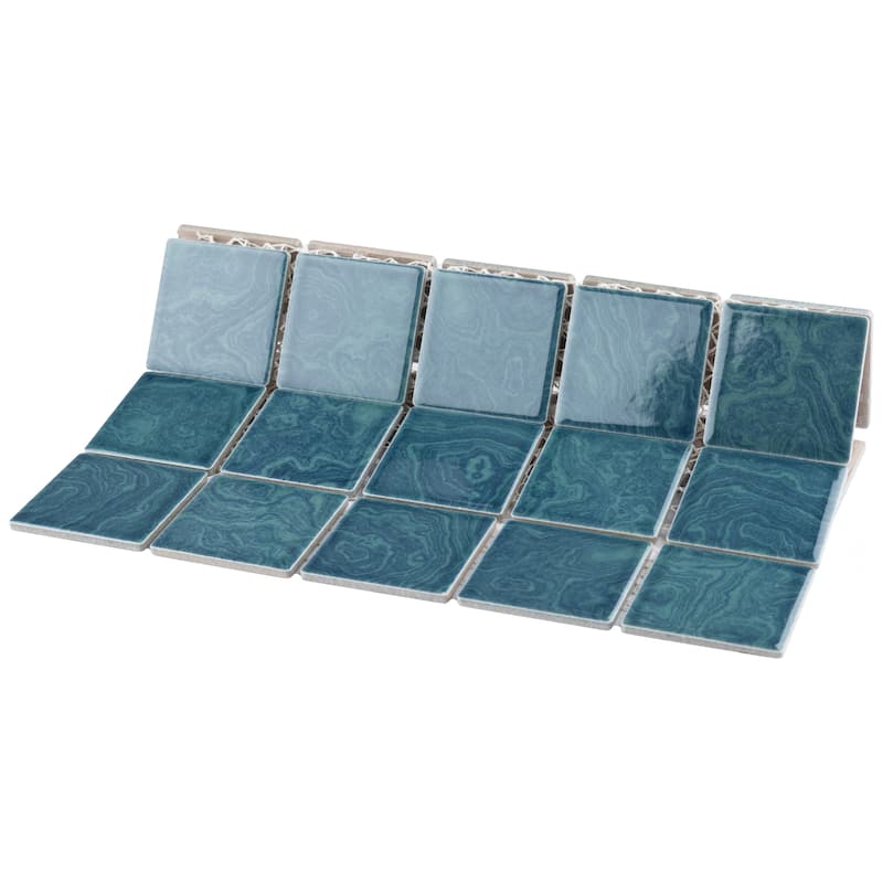 Merola Tile Resort Palm Green 12" x 12" Porcelain Floor and Wall Tile