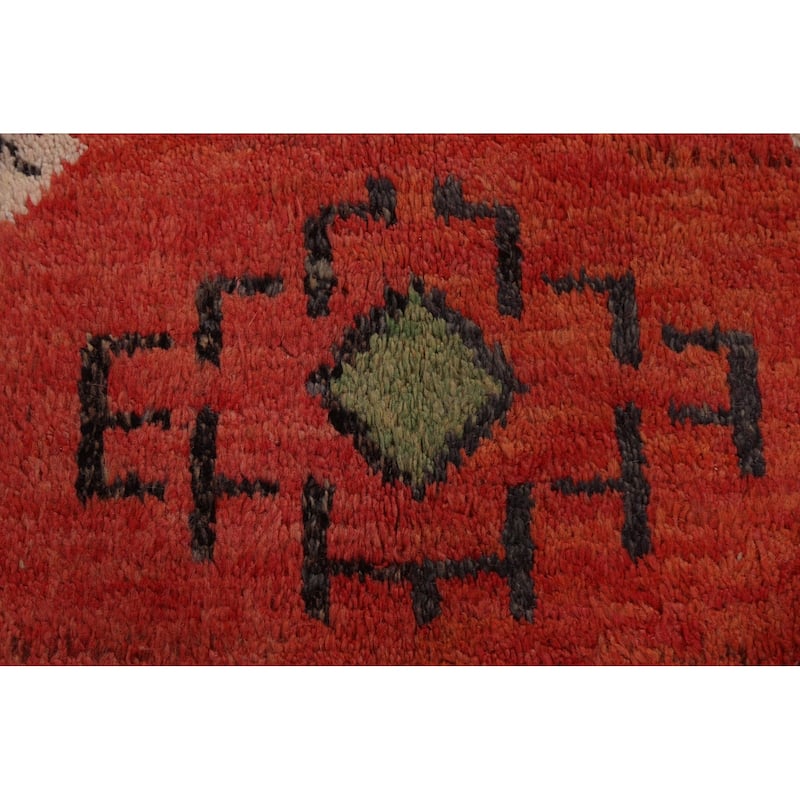Tribal Oriental Moroccan Dining Room Area Rug Wool Hand-knotted Carpet - 8'0" x 11'0"