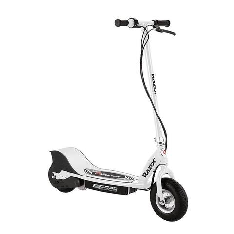 Razor E325 Adult Ride-On 24V High-Torque Motor Electric Powered Scooter, White - 41 x 17 x 42 inches