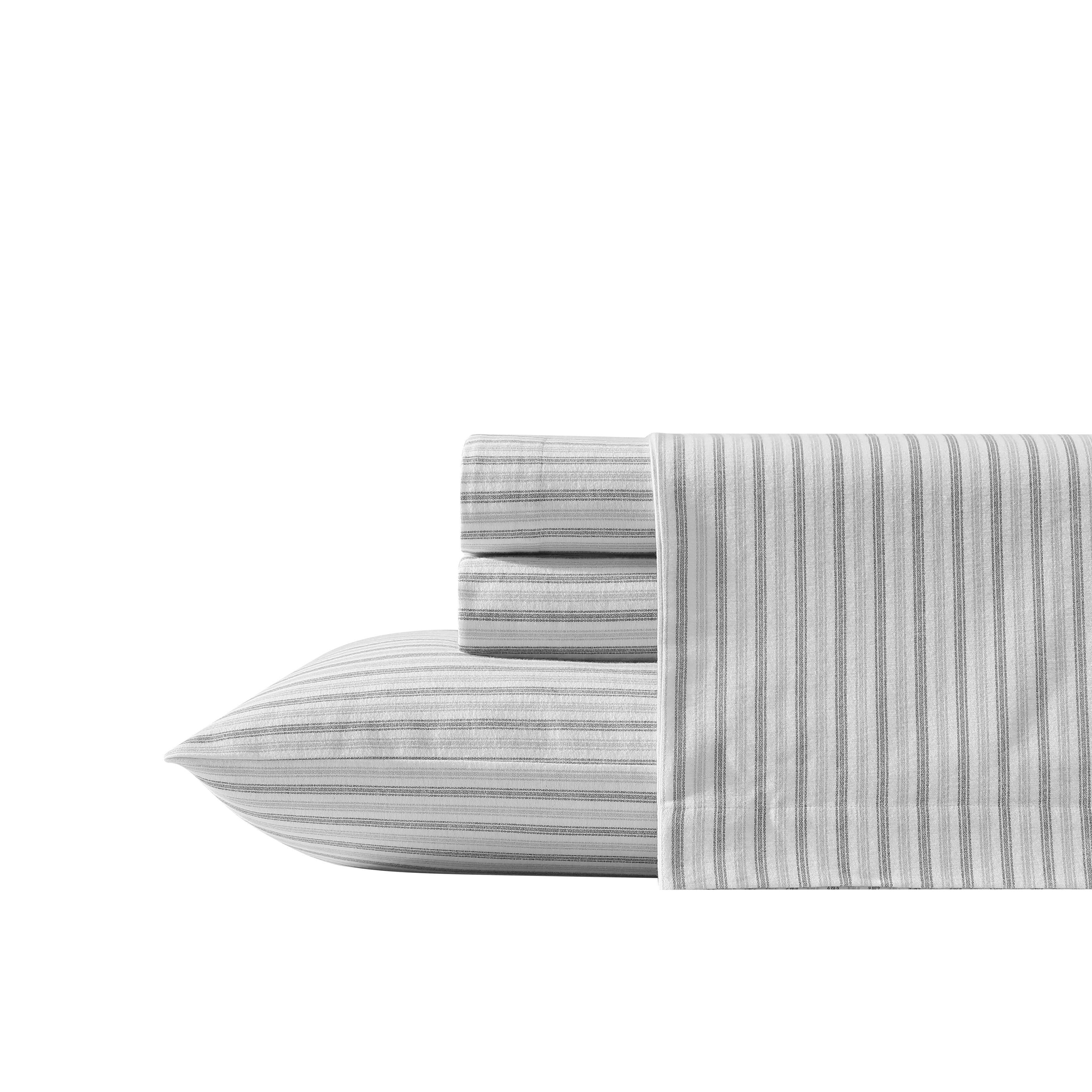 Option Ticking Stripe Grey