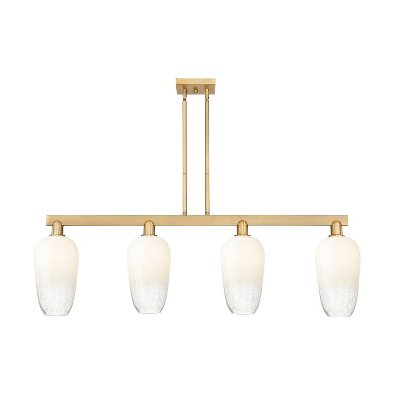 Innovations Lighting Urban Downtown - Brookhaven Flute - 4 Light 48" Stem Hung Island Light