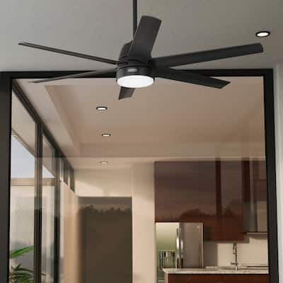 Hunter 60" Skysail Outdoor Ceiling Fan w/LED Light, Wall Control - Extreme Weather! - ENERGY STAR!