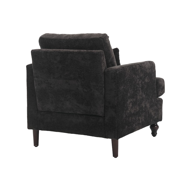 COOLMORE Wood Frame Modern Accent Chair