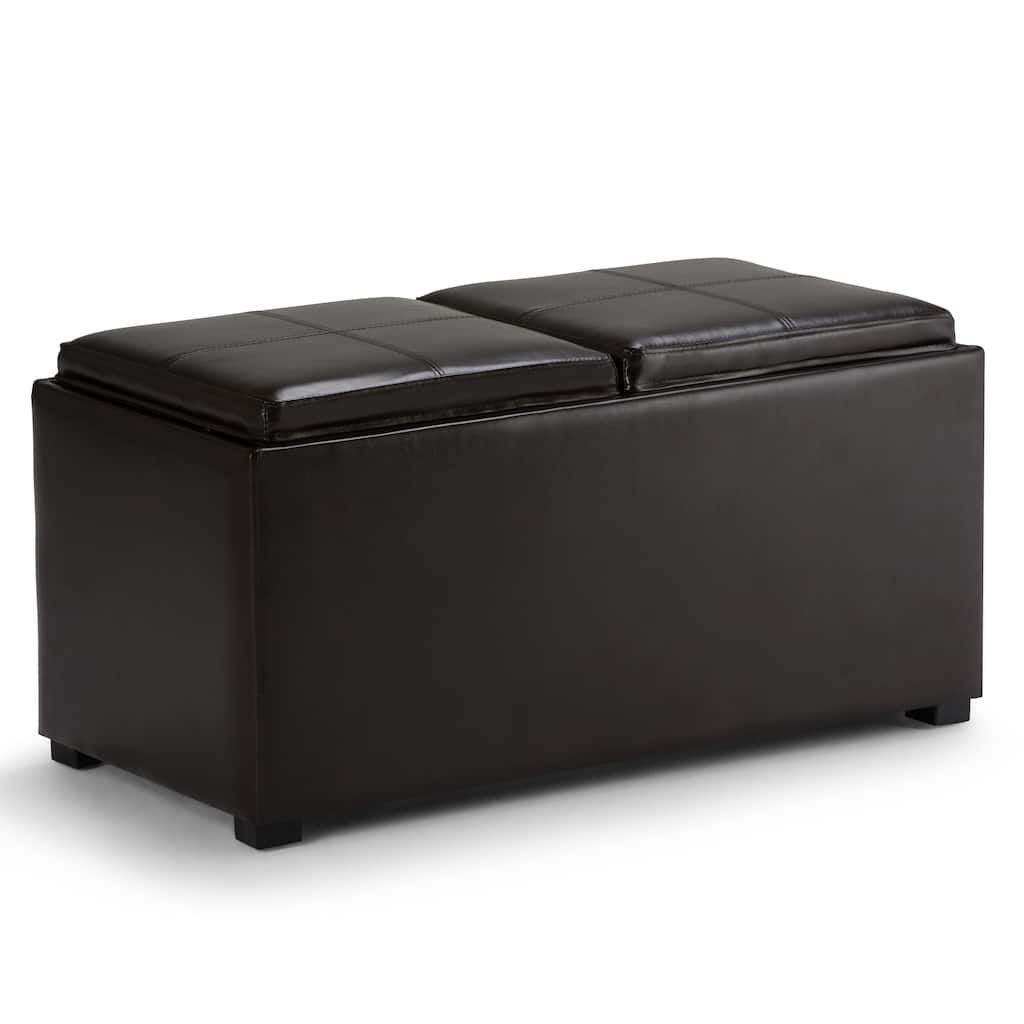 5 Piece Storage Ottoman for Living Room