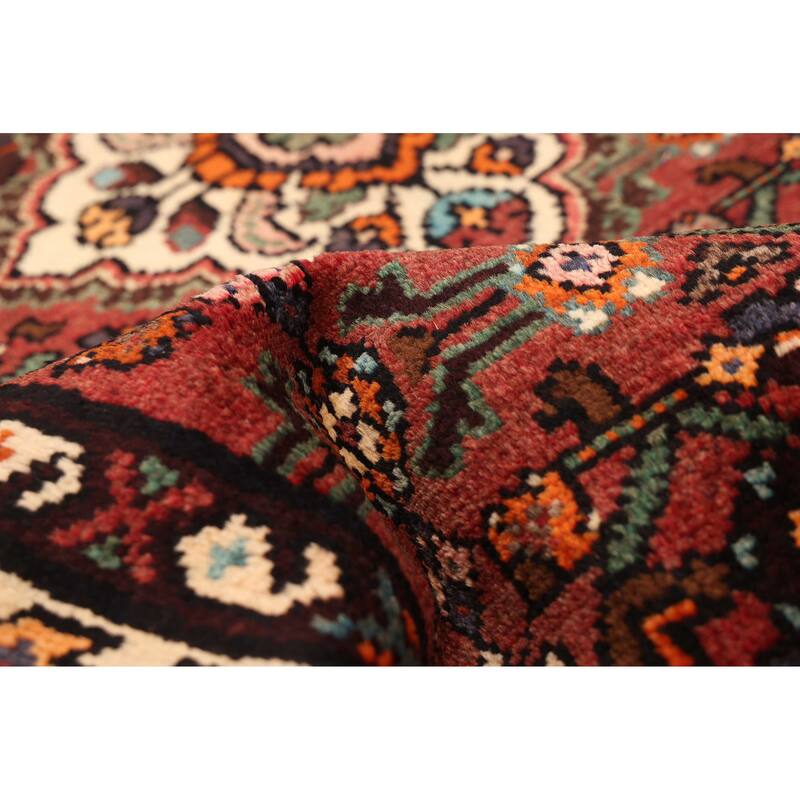 ECARPETGALLERY Hand-knotted Andelz Dark Red Wool Rug - 3'9 x 7'5