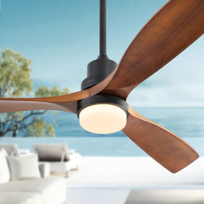 Clihome 52 Inch DC Motor Ceiling Fan Light With Remote Energy-saving