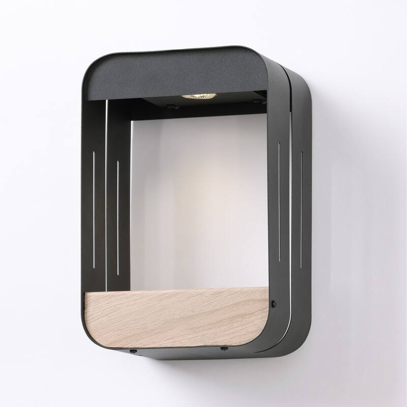 Outdoor Solar LED Wall Lantern Metal Dusk to Dawn Sconce(2-pack)