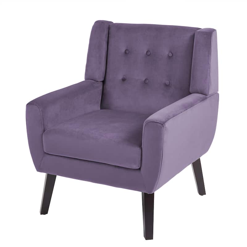 Set of 2 Velvet Living Room Accent Chair Upholstered Armchair