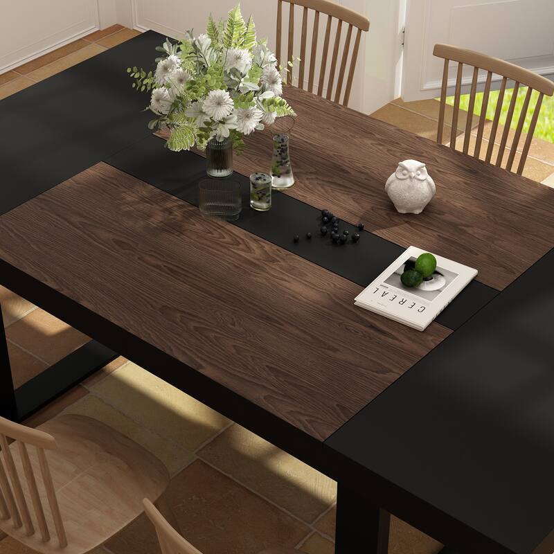 Modern Office Conference Meeting Room Table, 86.6"X47.2" Computer Desk