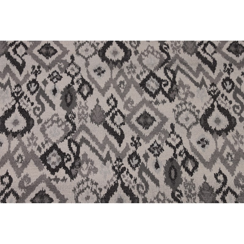 Beige Art & Craft Turkish Area Rug Machine Made Geometric Carpet - 5'0" x 8'0"