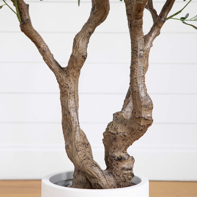 Olive Artificial Tree with Planter - 6' - Unlit