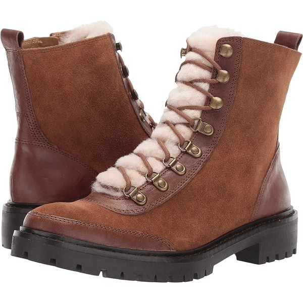 Lucky Brand Womens Ilianna Leather Closed Toe Ankle Fashion Boots