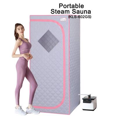 Full Size Portable Black Steam Sauna Tent