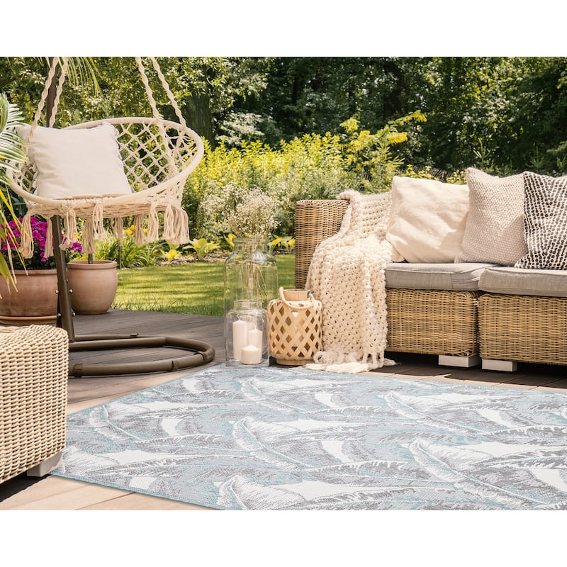 Liora Manne Malibu Fronds Indoor/Outdoor Rug
