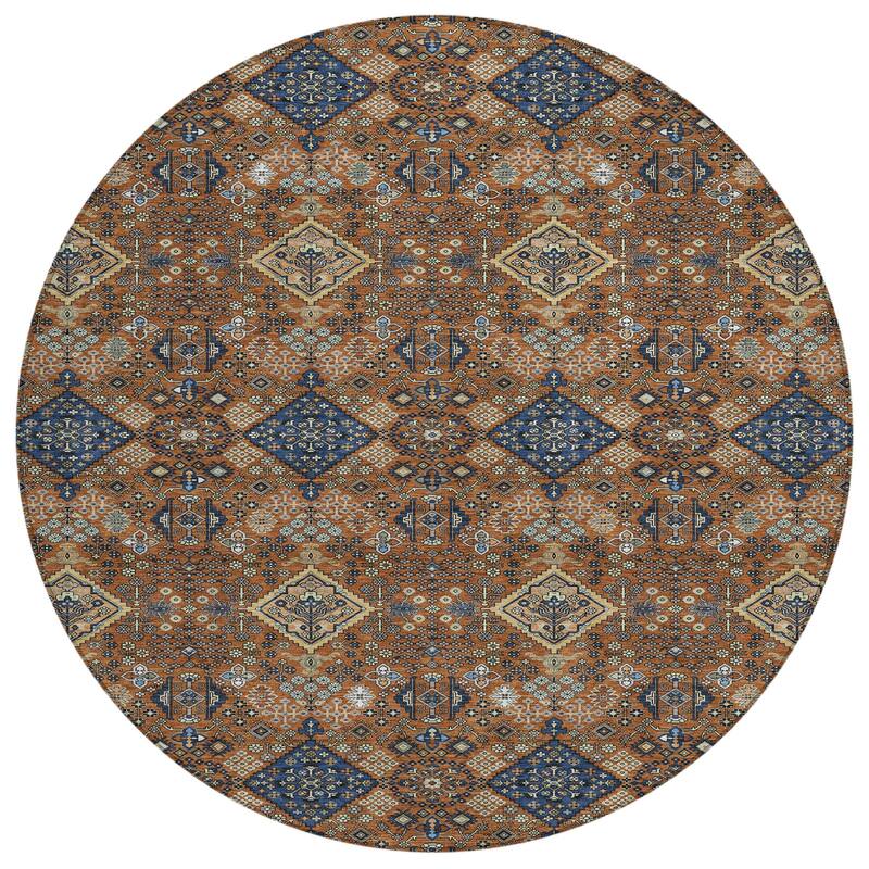 Machine Washable Indoor/ Outdoor Global Bidunga Chantille Rug